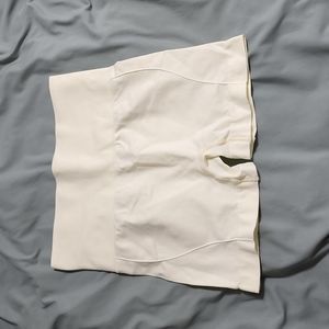 Light Yellow Spandex Shorts